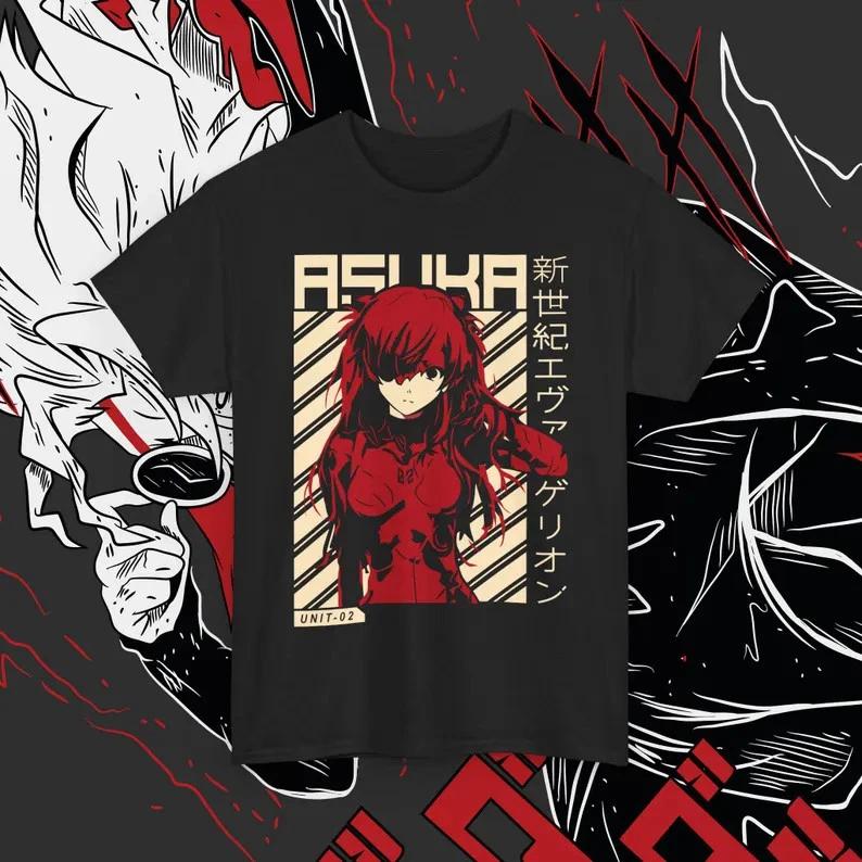 Asuka Langley Girl Anime Waifu Cosplay Unisex TShirt Gift Unisex 3 S