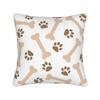 Colorful Paw Print And Bone Pillowcases Fashion Pillow Case For Sofa Bedroom Home Decor Comfy Pillow Cover