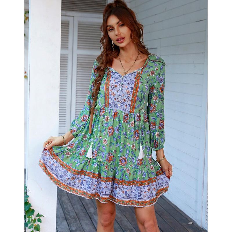 Women's Summer Bohemian Leisure Holiday Dress