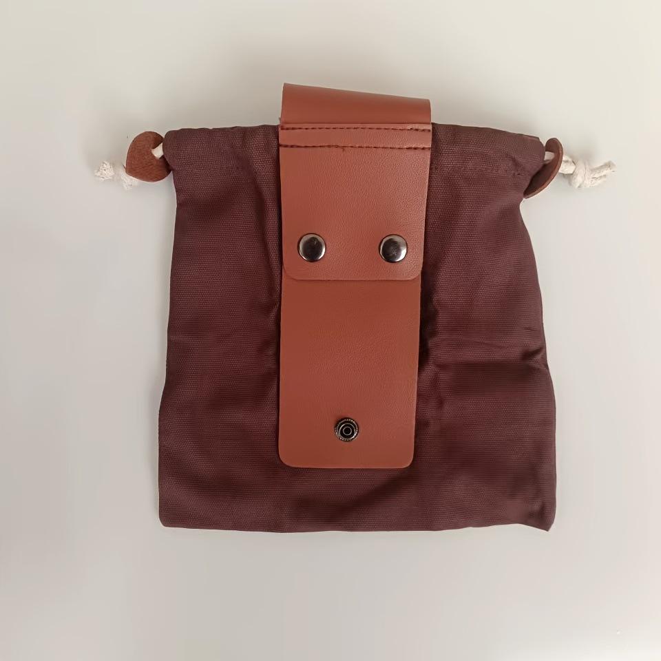 

Multi-Color Thickened Canvas Foraging Waist Bag for Outdoor Use коричневый