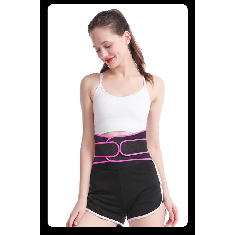 Protecție talie pentru exerciții cu compresie reglabilă, centură de antrenament pentru fitness în aer liber, haltere, alergare, pentru bărbați și femei