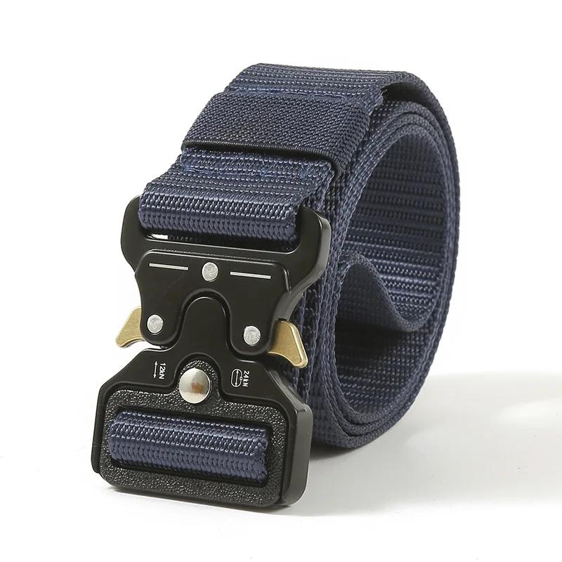New Quick Release Tactical Belts Adjustable for Outdoor Use Durable and Thick Multifunctional Men Belt Casual Golf Belts for Men
