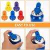 6PCS Portable Bottle Opener Reusable Easy Can Opener Sealed Drink Beer Cola Opener Lid Remover Kitchen Supplies Camping Tools
