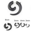 Fashion Unisex Spiral Fake Ear Plug Flesh Plugs Ear Piercing Body Jewelry Earrings
