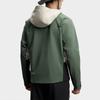 Fila Mountain Peak Color Block Hooded Outdoor Woven Sports Jacket Men Jacket Siberian-Green A11M417701F-DG