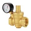 DN25 Brass Adjustable Water Pressure Reducing Regulator Reducer  Gauge Meter