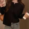 Women Knitted Cardigan Sweater Coat Loose Top New Style