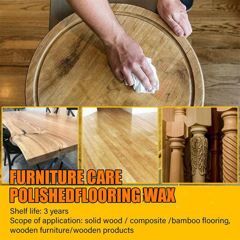 Furniture Care Polishing Waterproof Floor Wax Furniture Polish Wood Seasoning Natural Wood Wax Traditional