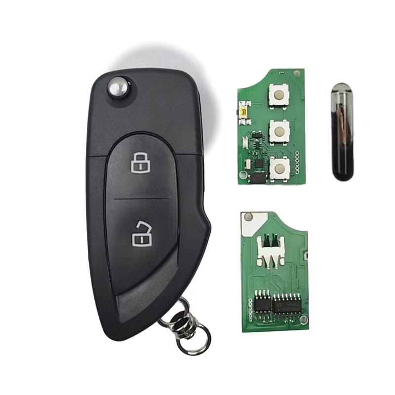Da Shi 315/433MHz ID:48CHIP FCC ID:MYT8Z083723 for Lamborghini Gallardo P/N:4D0837231/231A 2BT Car Remote Key/PCB/Shell