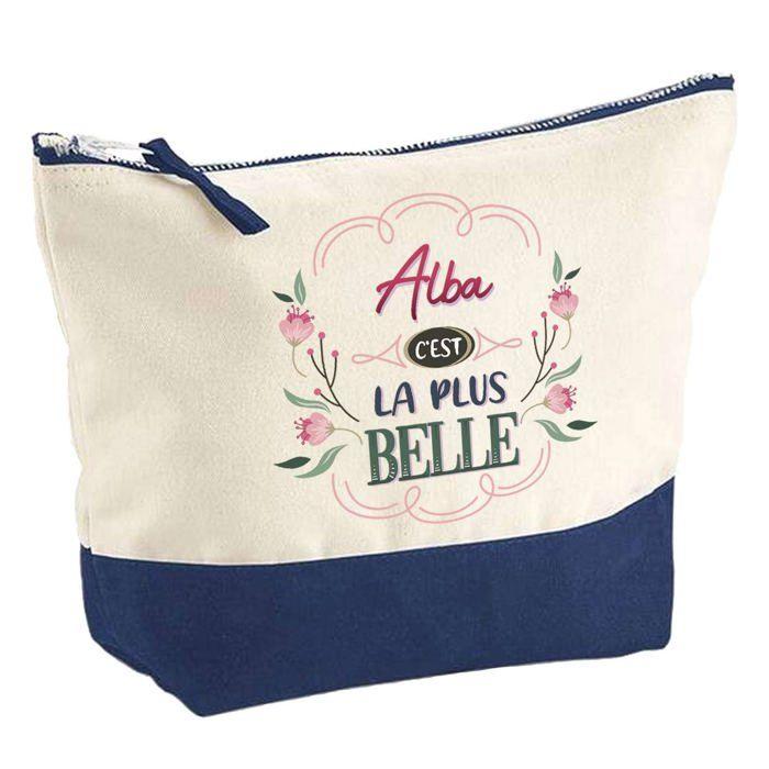 Trousse de maquillage - PLANETEE - Alba la plus belle - Grand format - Coton - Impression HD France