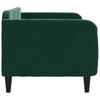 Vidaxl Sofa With Sleeping Function, Dark Green, 80X200Cm, Upholstered In Velvet