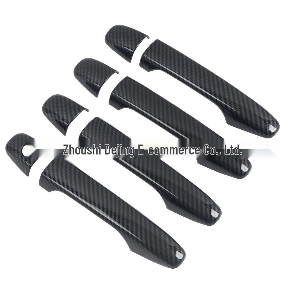 Carbon Fiber Grain Door Handle Sticker for 2015-2021 Subaru WRX STI