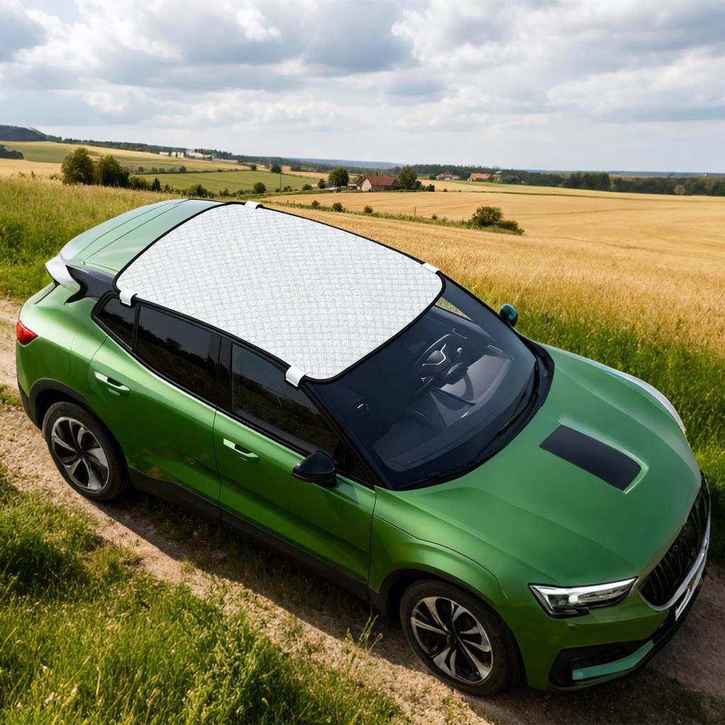 Sunroof Shade Cover Waterproof Ice and Snow Protection Sun Protection Roof Cover for Sedans SUVs Car Sleeping Camping Road Trips