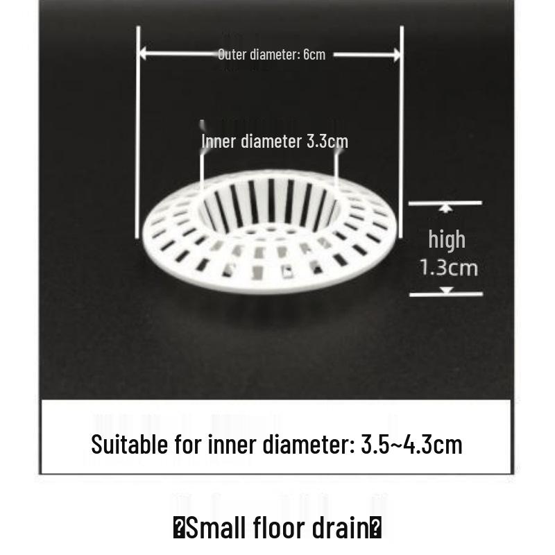 

Bathroom Floor Drain Hair Catcher & Clog Preventer Cover