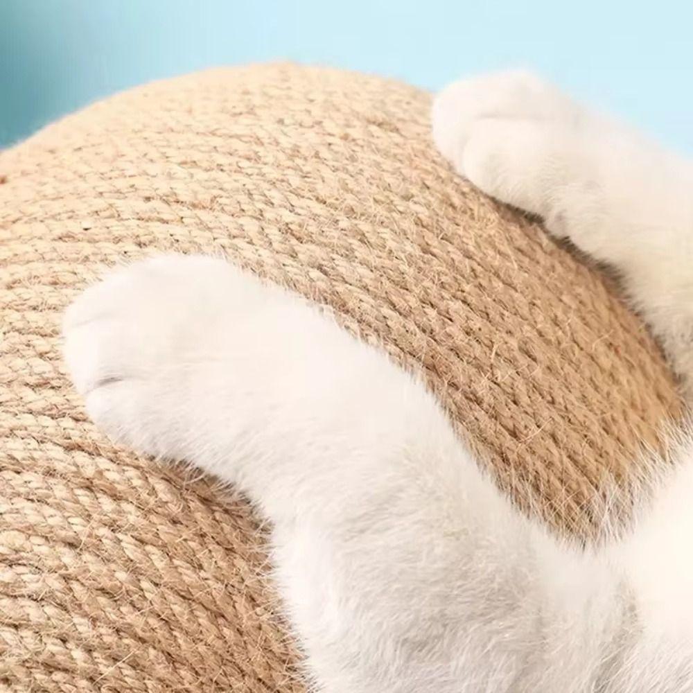 Sisal Rope Cats Scratcher Non-falling Off Pet Supplies Cat Scratching Ball  For Kittens