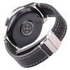 Echtes Leder Uhrenarmband Riemen Damen Herren 18mm 20mm 22mm 24mm Schwarz Braun Blau Weiches Rindsleder Uhrenarmband mit Faltschließe