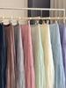 Korean-Style Loose Elastic Waist Pleated Skirt: Spring/Autumn Slim Fit, Gentle Large Hem, Long Skirt for Women
