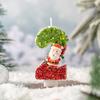 Innovative Santa Claus Number Candle 0-9 Handmade DIY Decoration Christmas Atmosphere Products