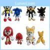 Cute 30cm Sonic Tails Plush Shadow The Hedgehog Knuckles Toy Super Sonic Soft Plush For Comfortable Snuggles