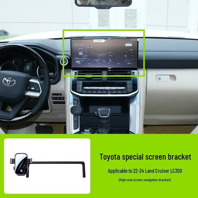 Toyota Auto-Bildschirm Handyhalter - Horizontale Stumme Spiegel-Navigationshalterung