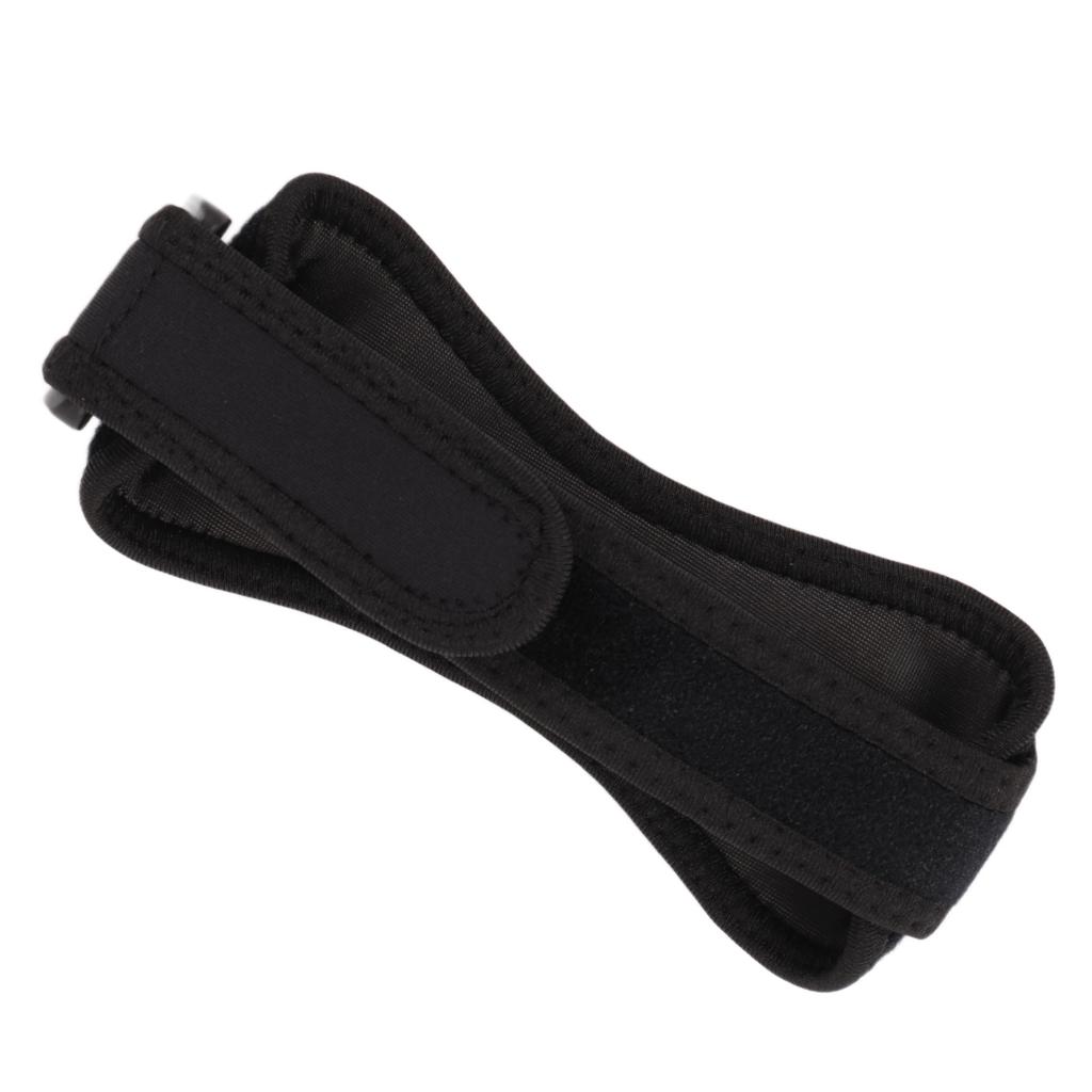 Compression Patella Strap Black Thickened Breathable Adjustable Knee Support Brace Band