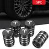 Car Sticker 2025 Hot 5PCS High Quality Car Automobile Wheel Tire Valve Cap Decorative Accessories For Tesla Model 3 Model S X Mo