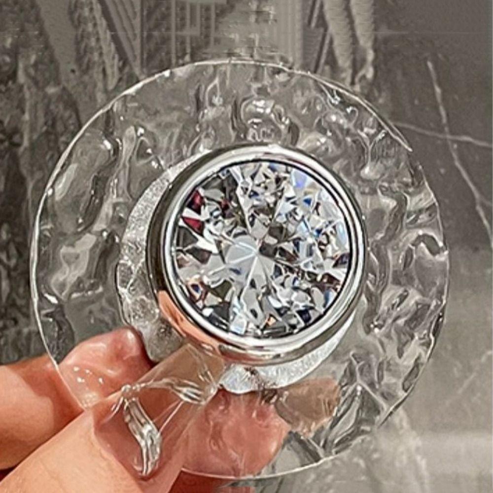

Acrylic Crystal Transparent Hook No Punching Wall Clothes Hanger Jewelry Storage Hook Kitchen