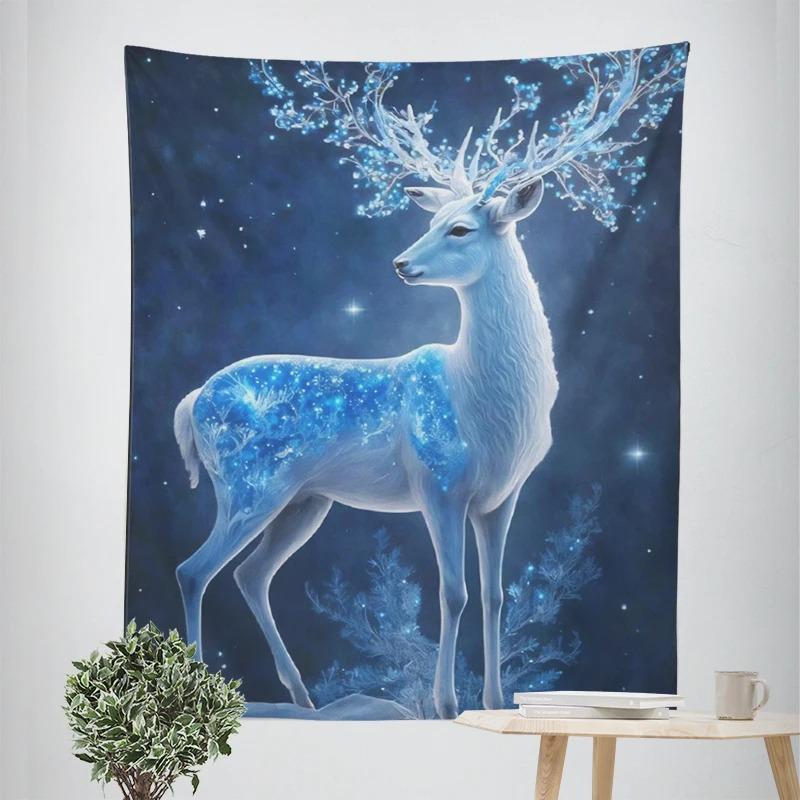Beautiful Fawn Decorative Tapestry Home Wall Decor Office Living Room Tapestry