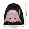 Kawaii zéro deux Bonnet chapeaux mode tricot Chapeau pour unisexe femmes hiver chaud chérie dans les Franxx Skullies bonnets casquettes
