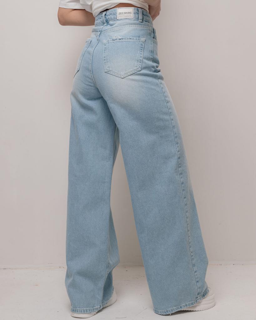 Women's Jeans ZEO Basic 4651 34 Light Blue