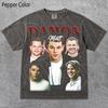 Matt Damon Vintage T-Shirt, Retro Schauspieler Grafik-T-Shirt, Hollywood Filmstar Unisex Fan-Merchandise, Geschenk für Frauen und Männer FD