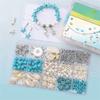 Kit per la Creazione di Gioielli Fai da Te Ispirato all'Oceano Kit per la Creazione di Braccialetti con Perline Multicolore Creazione di Gioielli