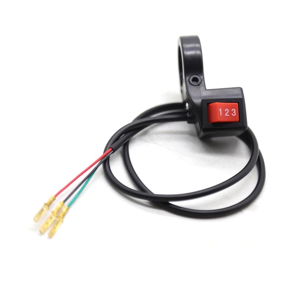 Motorcycle 123 Switch 22mm 7 8in Handlebar Switch Shift Handlebar Electric 3 Speed Module Switch Shift for Motorcycle E