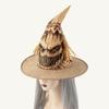 Fashion Scarecrows Witch Hat Gears Feather Goth Headwear Steampunk Hair Clip  Headgear