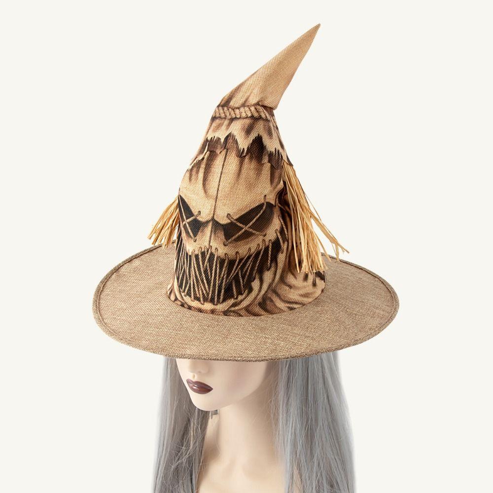 Fashion Scarecrows Witch Hat Gears Feather Goth Headwear Steampunk Hair Clip  Headgear