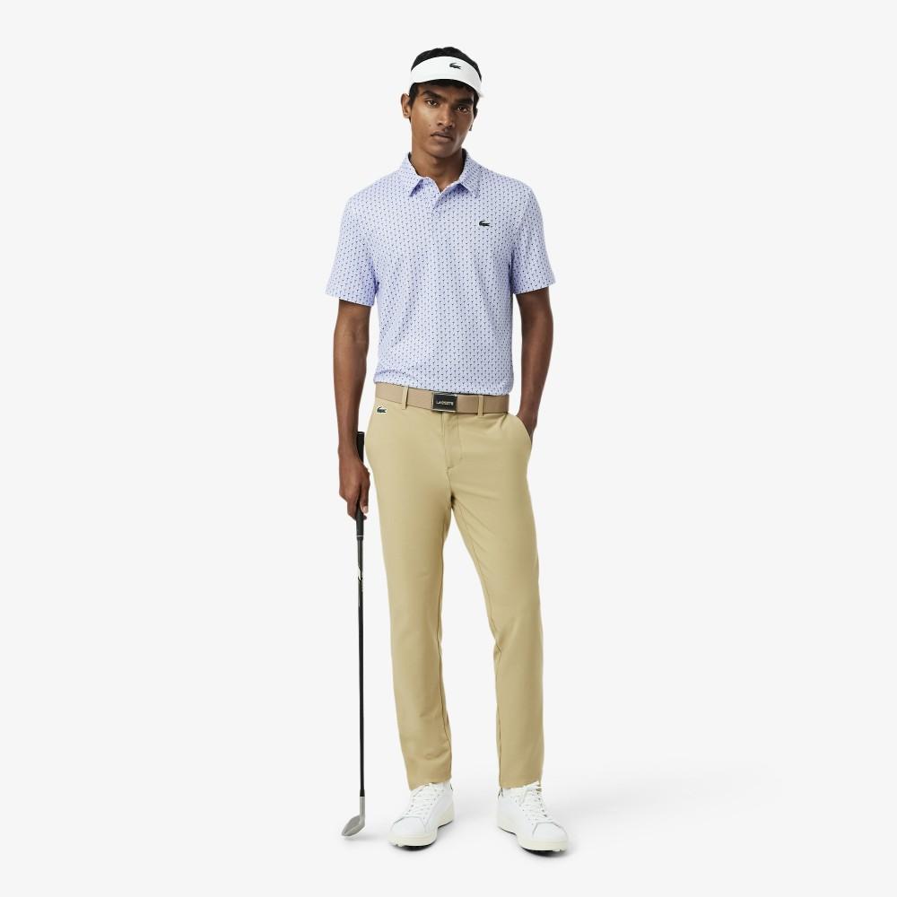 Lacoste Men's Golf AOP Short-Sleeved Polo Shirt DH4825-56GIHH