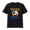 Volleyball Mom T Shirt Vintage Washed Stylish Homme Comfortable Unisex Soft Breathable Top For Everyday Wear Streetwear