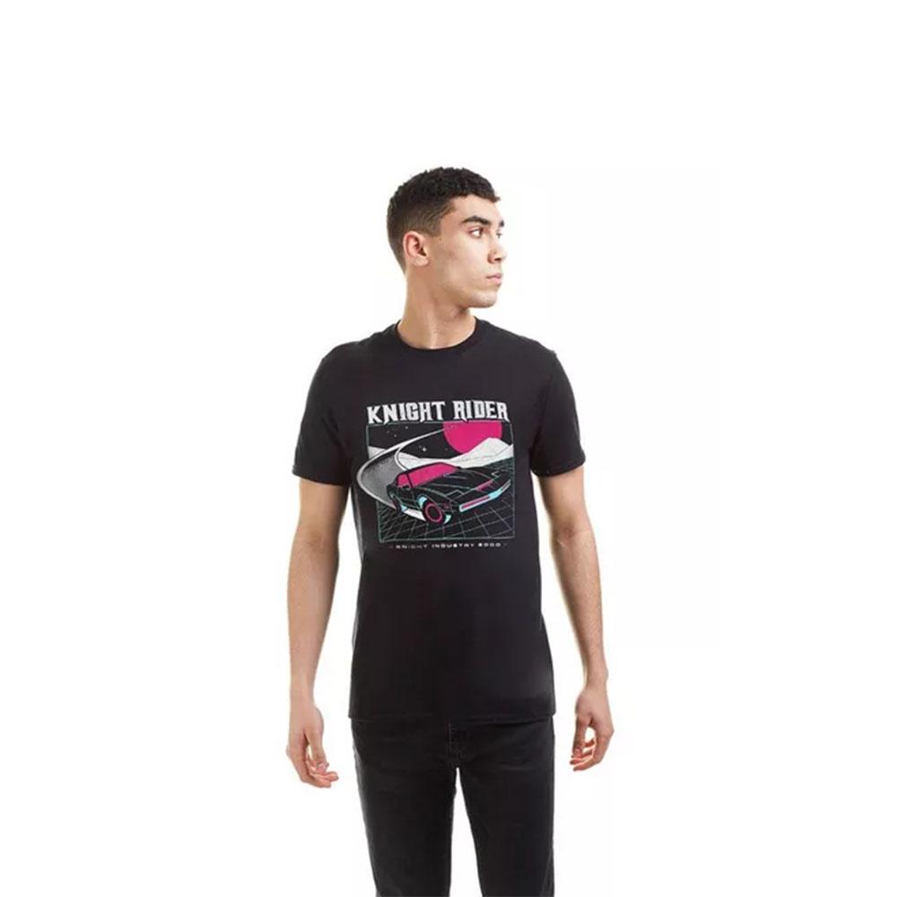 Knight Rider Mens Neon T-Shirt