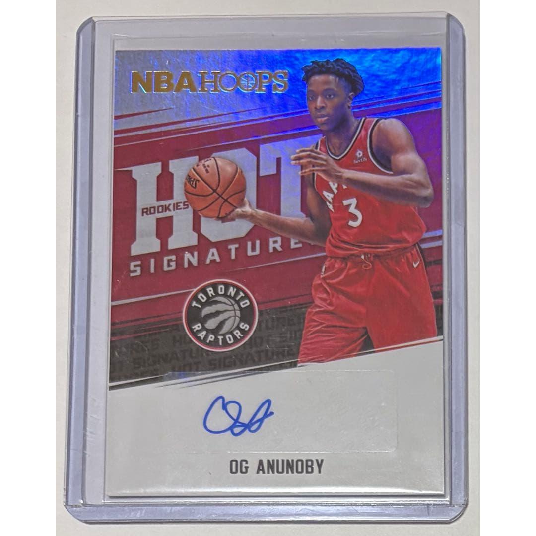 Used OG Anunoby Hoops Rookie Hot Signature