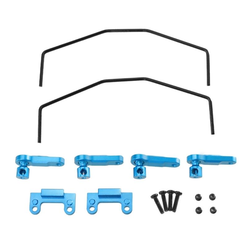 

High Stability Aluminum Alloy Pull Rod Kits Modification Part for Remote Control Model Vehicle Stability and Upgrading синій