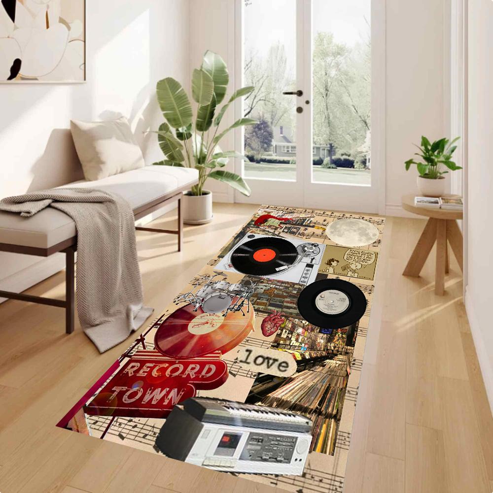 

1pc Route 66 Runner Rug Long Carpet Hallway Rug Kitchen Carpet Hotel Floor Mat Bedroom Carpet Home Decor Living Room Carpet 40X120CM