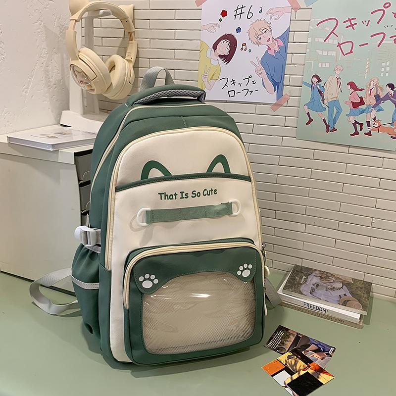 Im Sommer sind die neuen Studenten schlicht und lässig und die Pendlerinnen haben eine große Kapazität. Der Mori Schulranzen tut dem Baby-Rucksack weh. .