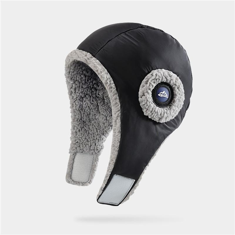 Winter Men's and Women's Windproof Pullover Padded Warm Ear Protection Cap