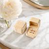 Jewelry Box, with Velvet Interior Shock-Proof Scratch-Proof Organizer, Apricot Soft Plush Jewelry Case for Rings Earrings Necklaces