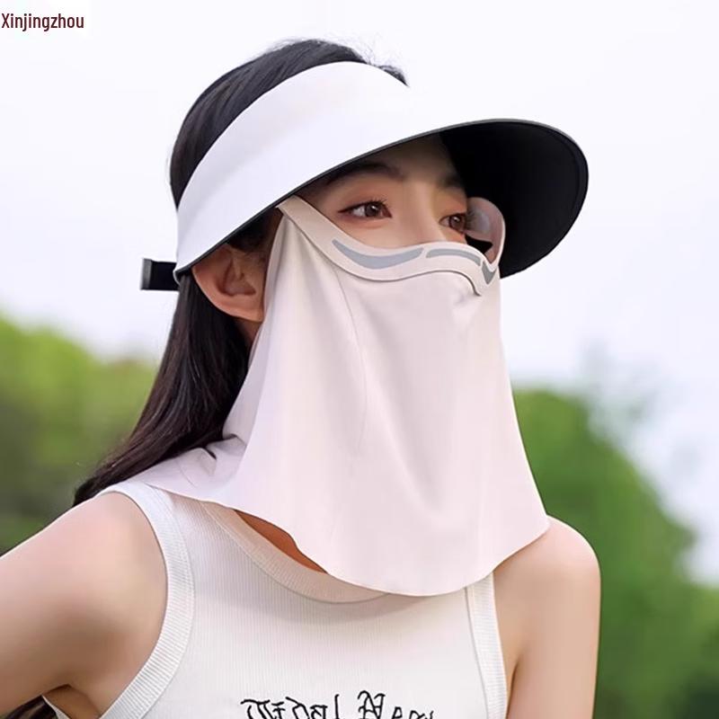 Xin Jing Zhou Full Face Ice Silk UV Protection Mask