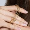 14K Glam Crush Twist Layered Bracelet Gcbdb589