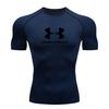 Men's Quick Dry Compression Athletic T-Shirt, Breathable Str