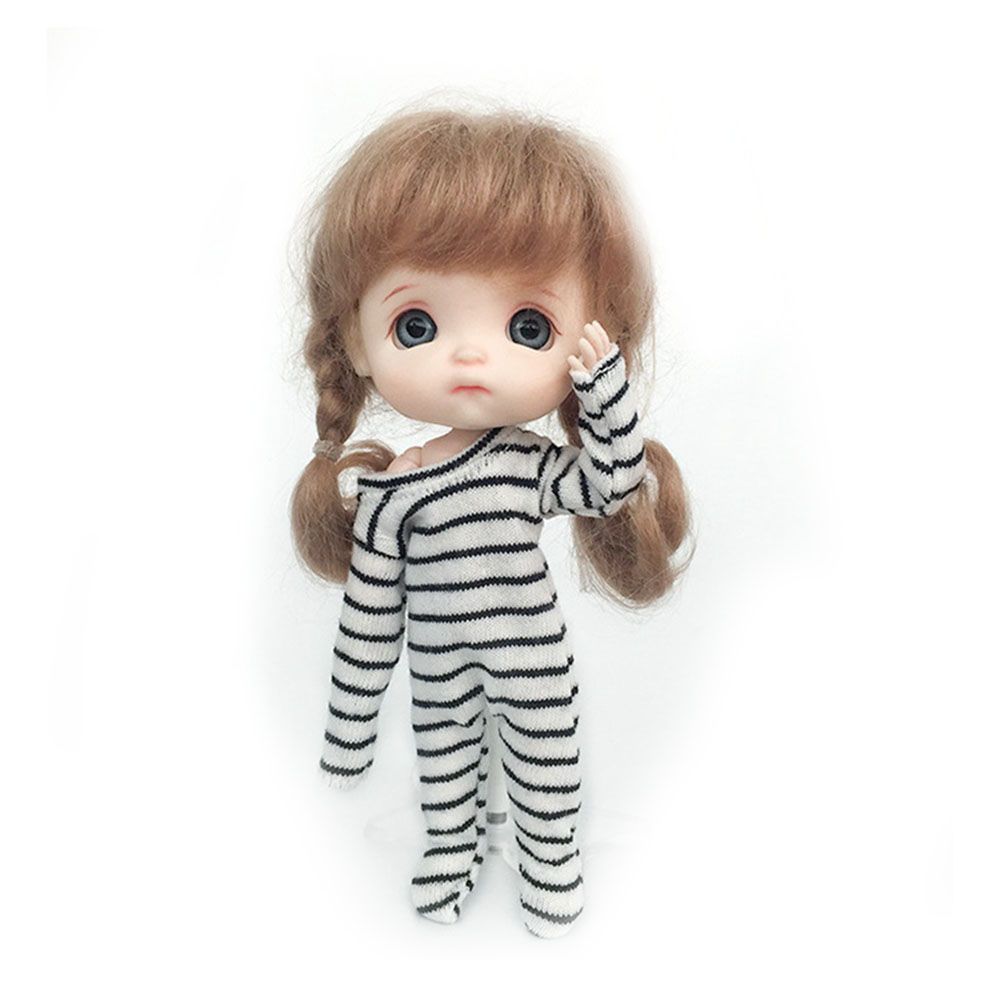 Doll Accessories Doll Striped Pajamas 1/111/12 Doll Clothes Doll Sleep Clothes New Cute Clothes