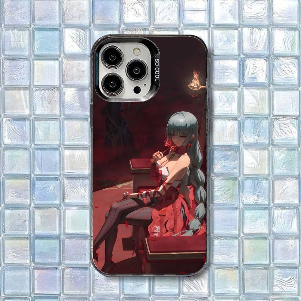 Phrolova Wuthering Waves Phone Case For iPhone 16,15,14,13,12,11,8,7,Pro,Max,Plus,Mini,XS,SE Shockproof Matte Cover