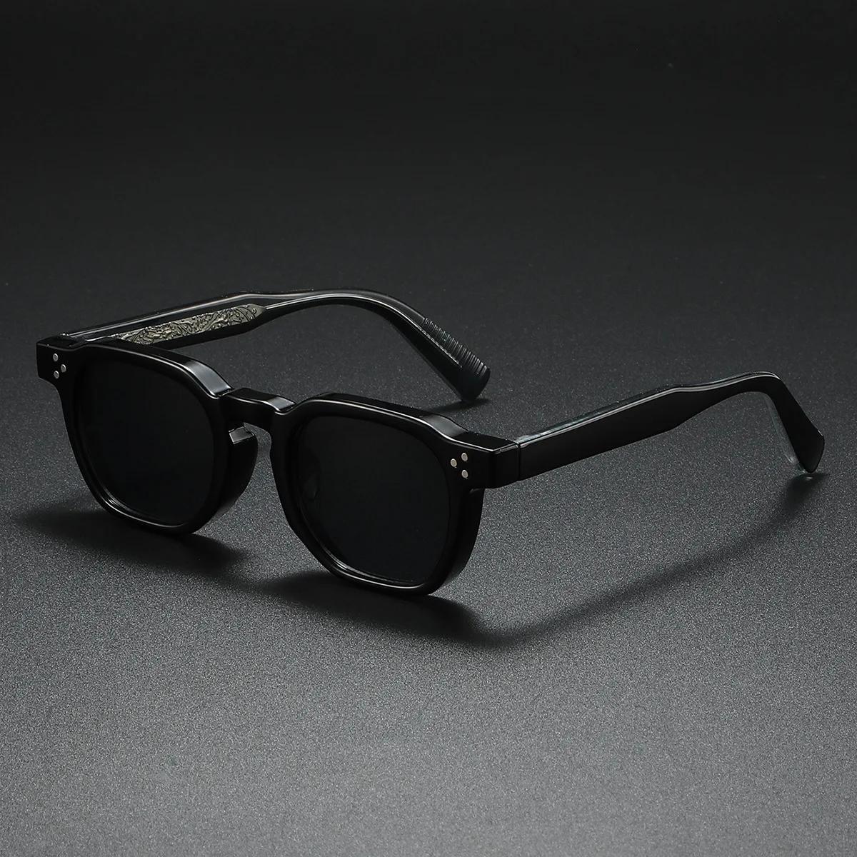 

New Square Retro Sunglasses Men Fashion Punk Sun Glasses Women Travel Driving Beach Eyewear Lunette De Soleil Femme UV400 серый